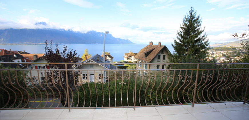 Charmant 2 pièces vue lac avec jardin et balcon
